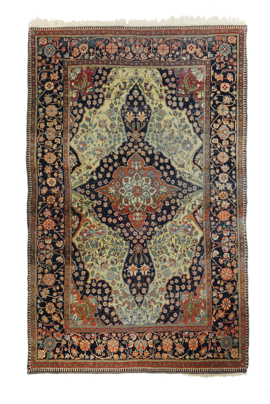 Antique Kashan Rug 4'1'' x 6'8''