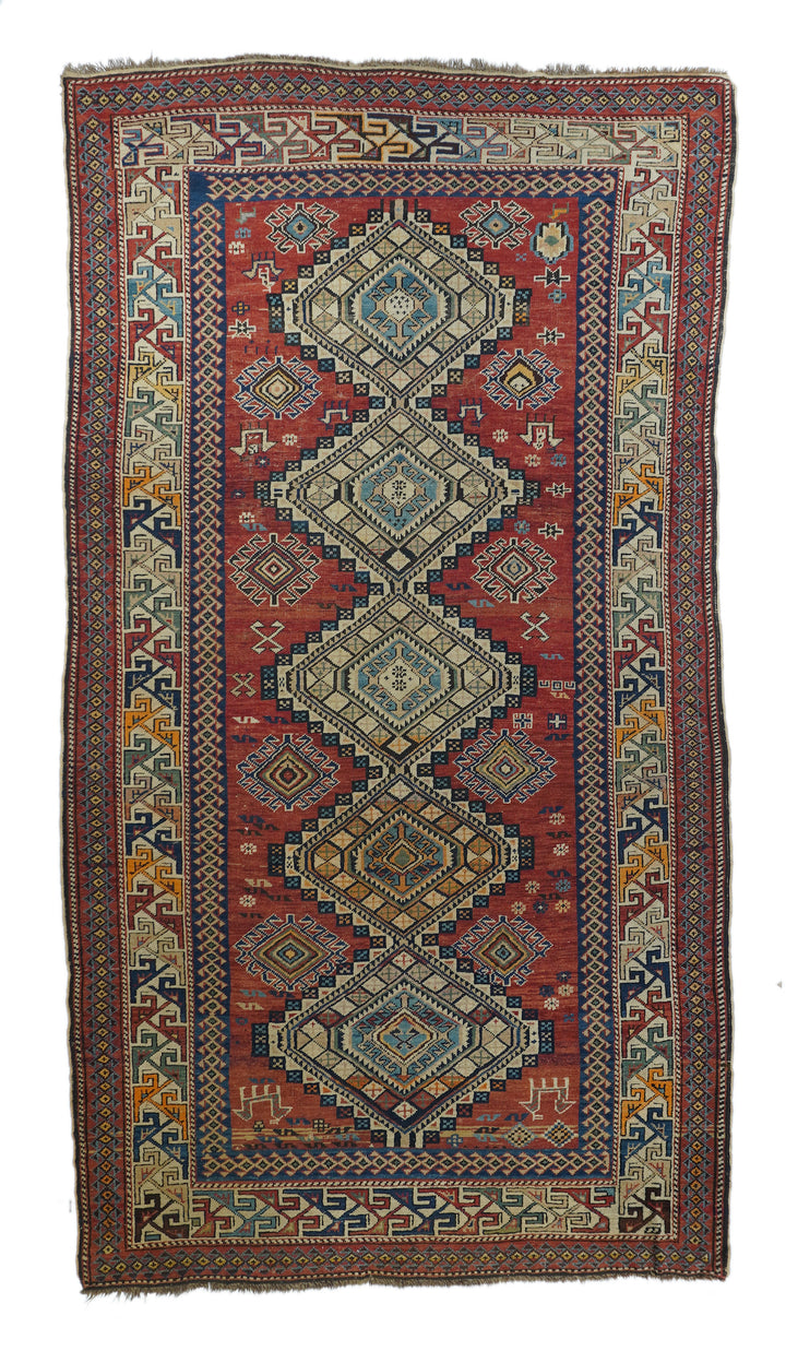 Antique Caucasian Shirvan 5’3" x 9’7”