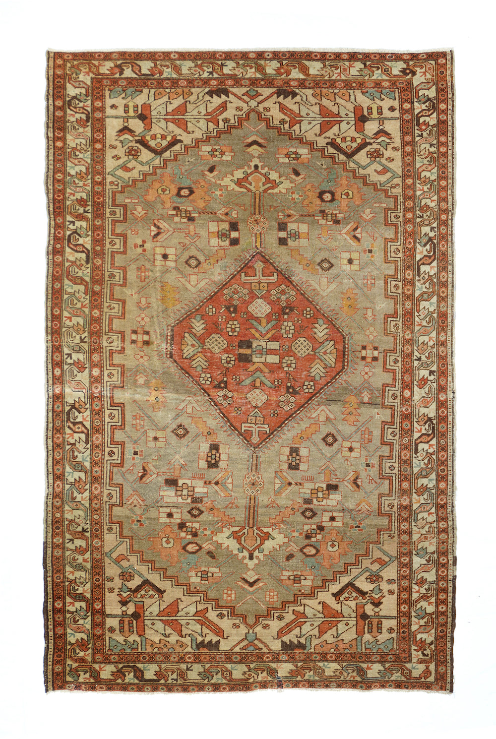 Antique Serapi Rug