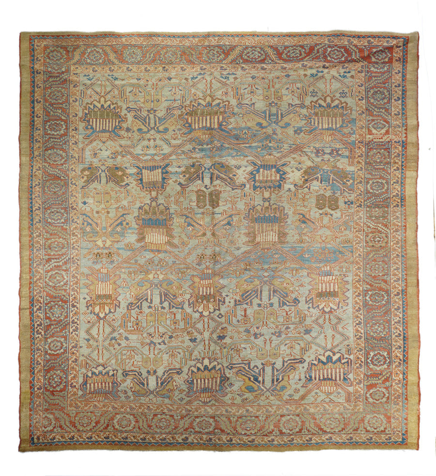 Antique Bakshayesh Rug 9'10'' x 10'9''