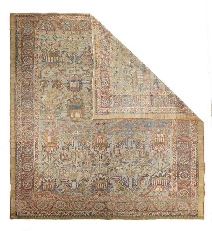 Antique Bakshayesh Rug 9'10'' x 10'9''