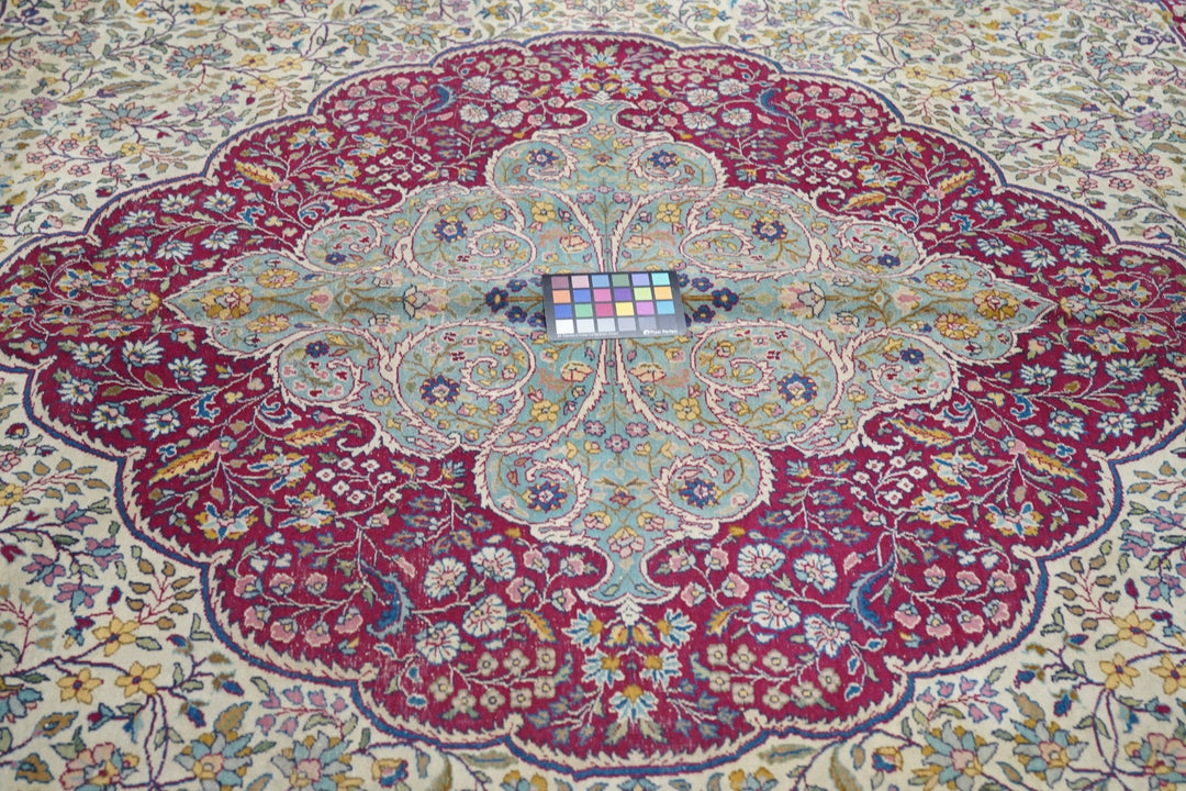 Antique Kerman Rug 9'1'' x 12'0''