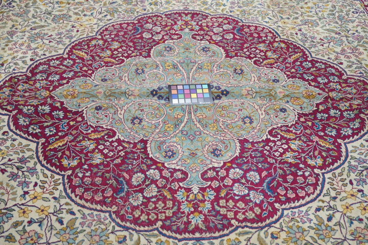 Antique Kerman Rug 9'1'' x 12'0''