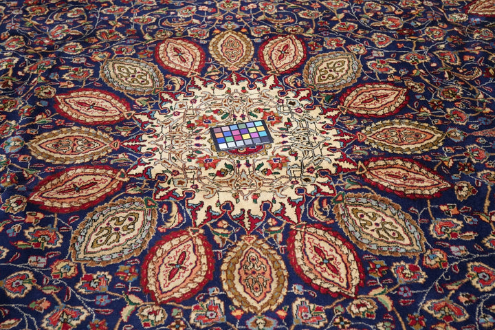 Extremely Fine Persian Tabriz Woven by the artist Master Weaver Rug 8'1'' x 11'4''