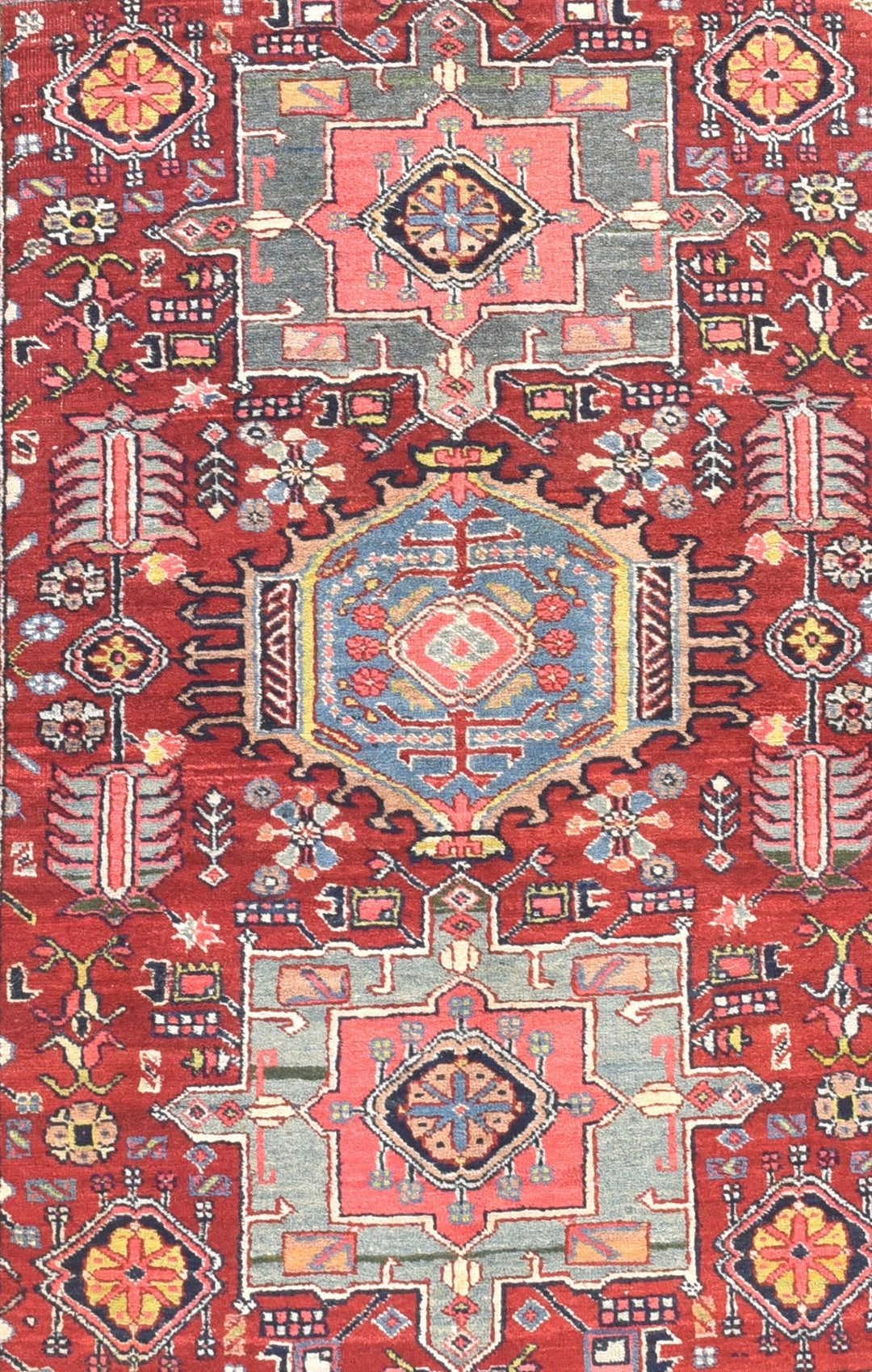 Vintage Heriz Rug 4'6'' x 5'9''