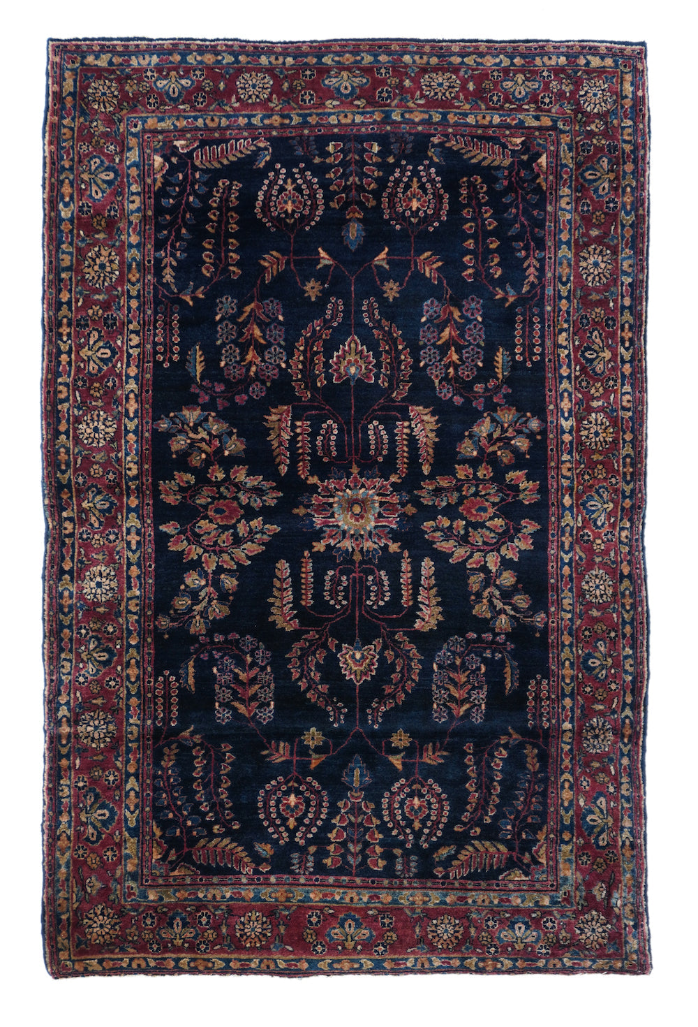 Antique Sarouk Rug 4'1'' x 6'7''