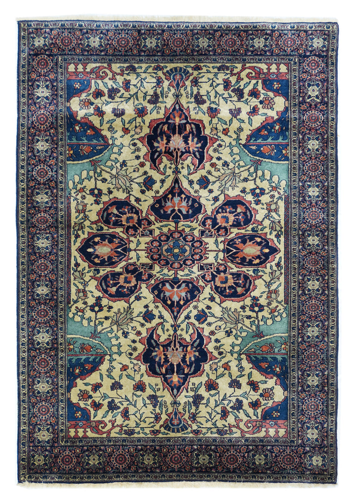 Antique Sarouk Rug 4'6'' x 6'6''