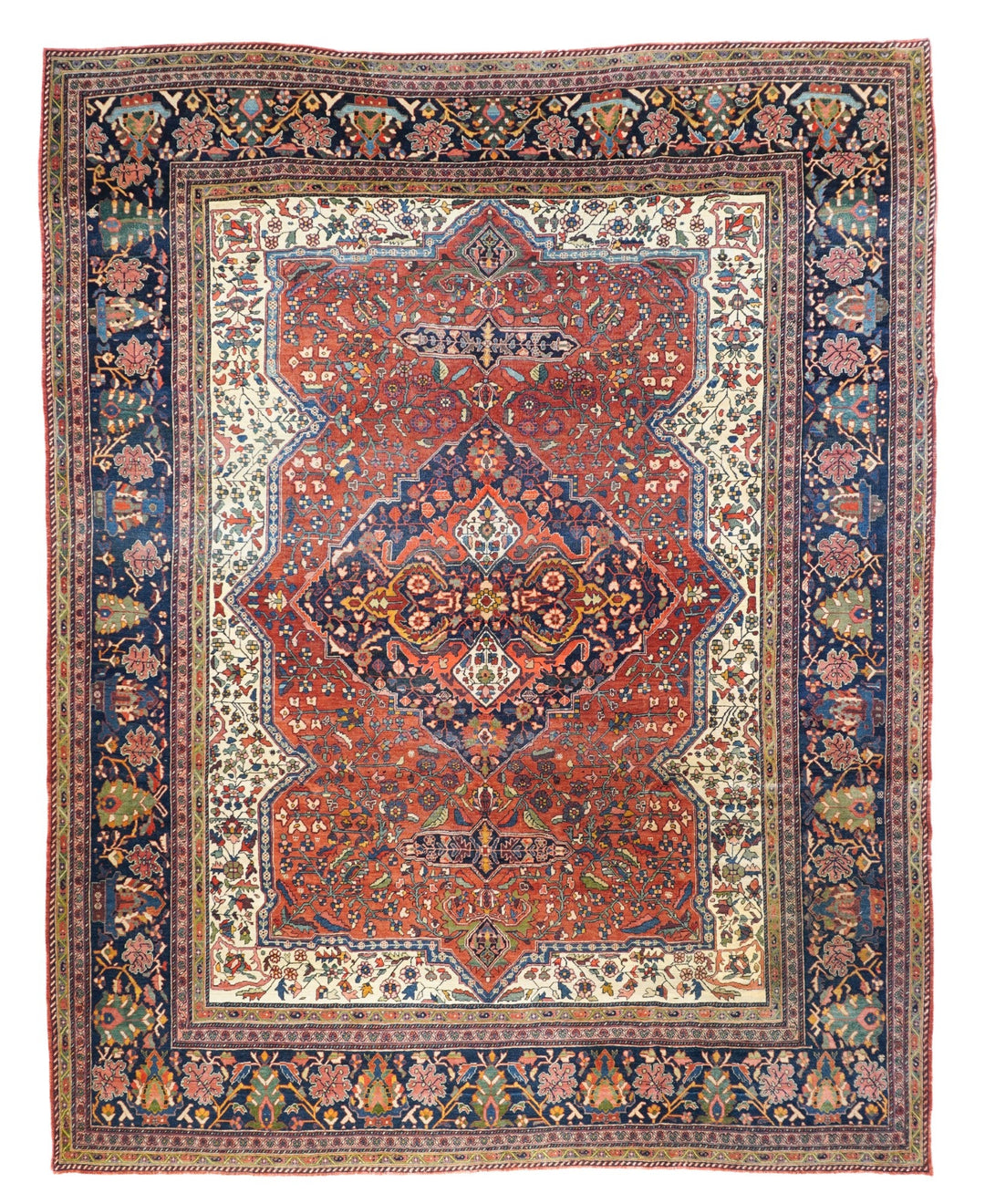 Antique Farahan Sarouk Rug 8'11'' x 11'4''