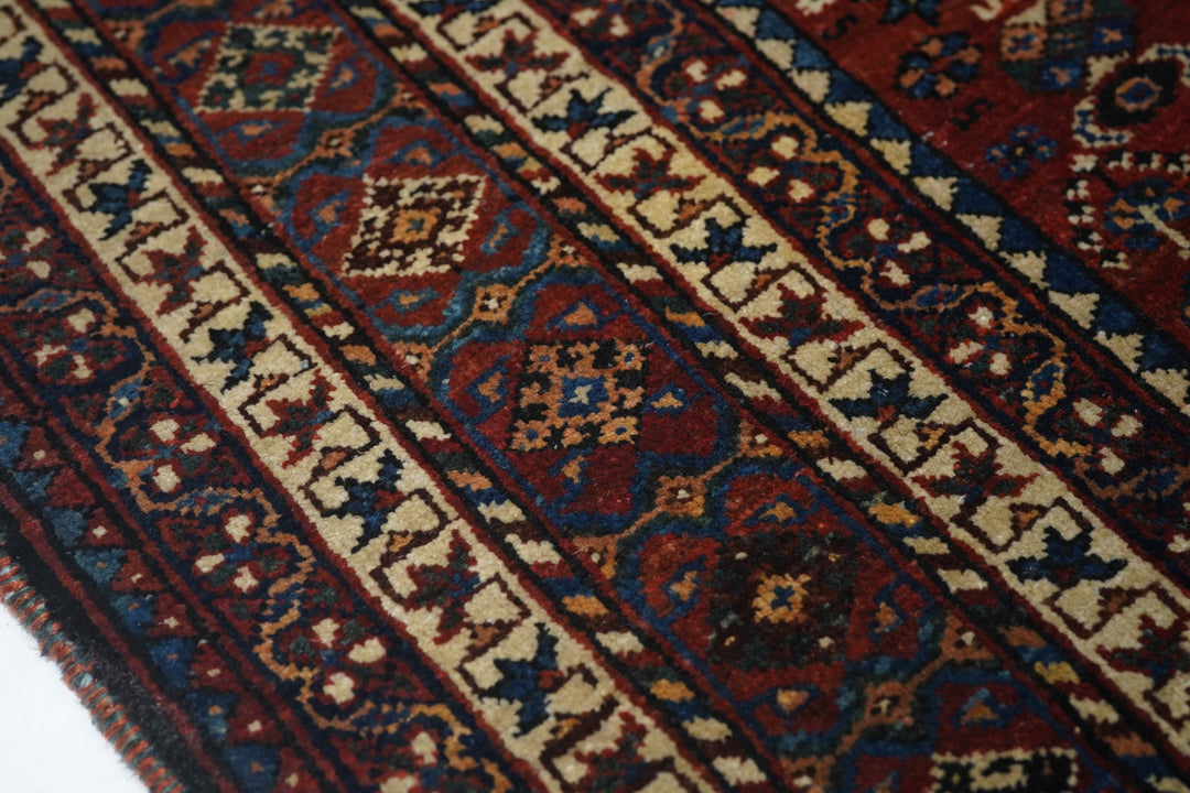 Vintage Afshar Rug 4'0'' x 7'0''