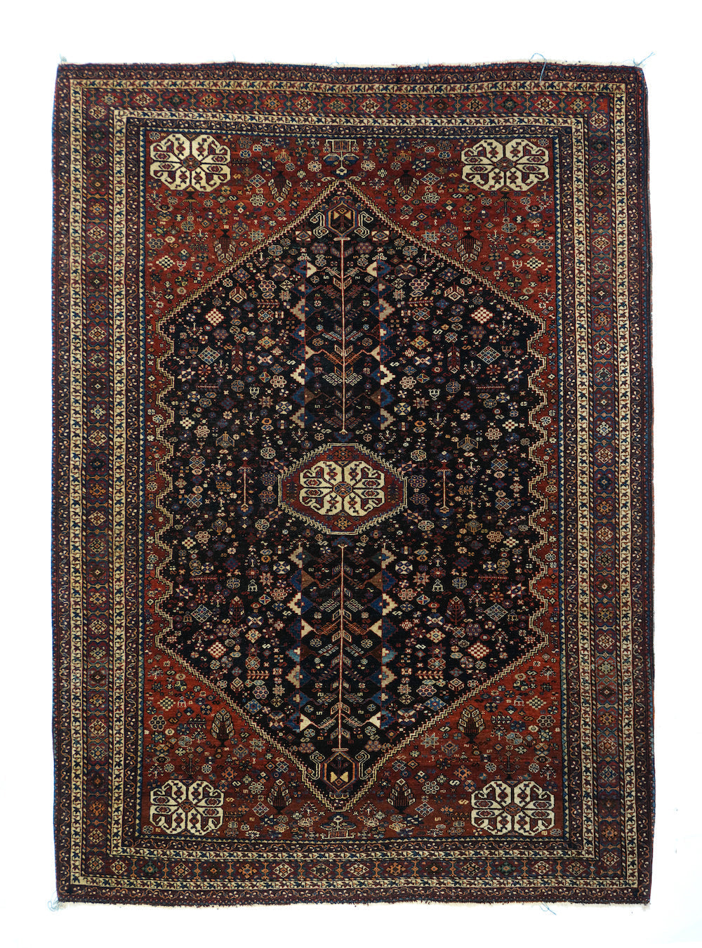 Vintage Afshar Rug 4'0'' x 7'0''