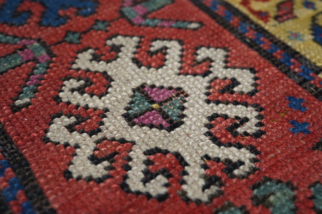 Antique Kazak Rug 3'9'' x 7'7''