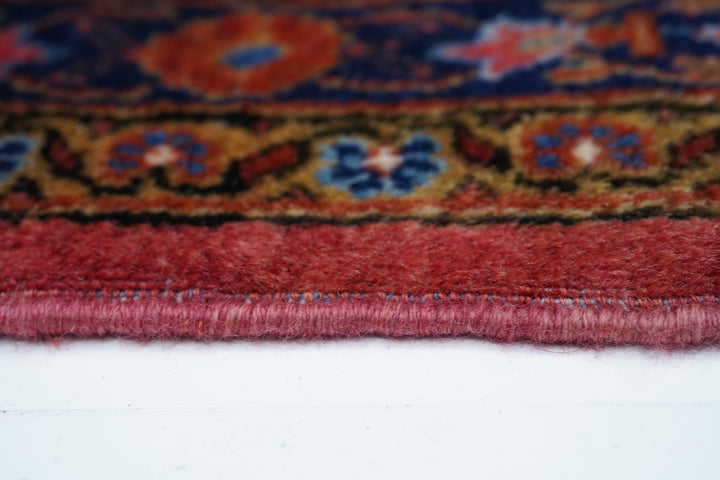 Antique Manchester Wool Kashan Runner 1'10'' x 9'11''