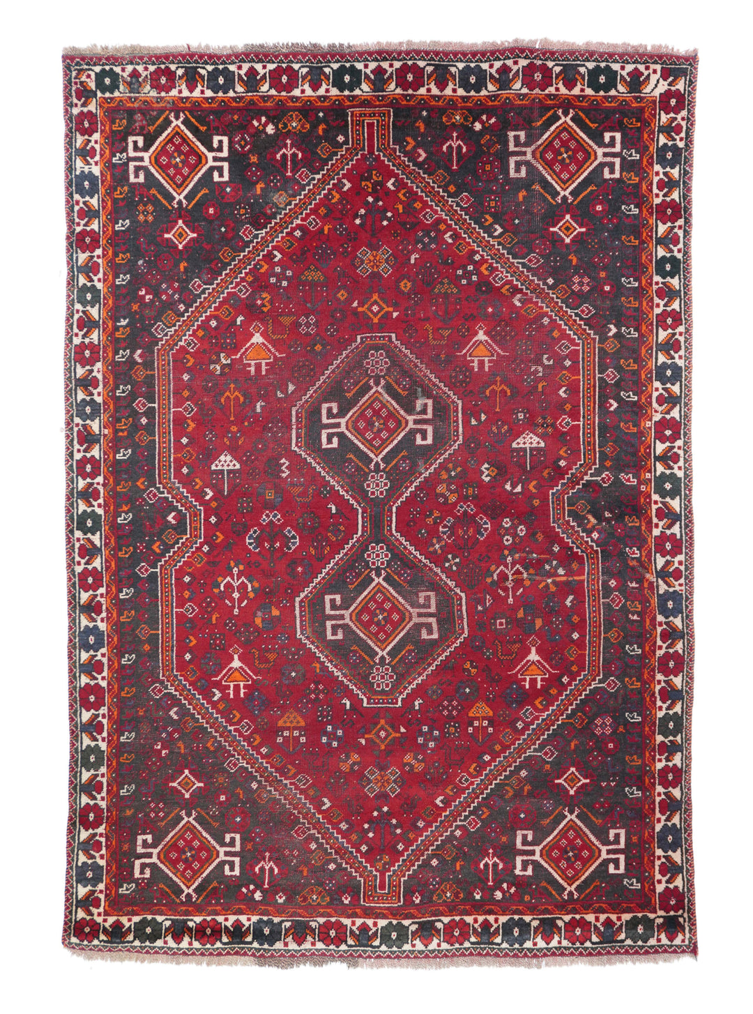 Vintage Shiraz Rug 5'6'' x 7'10''