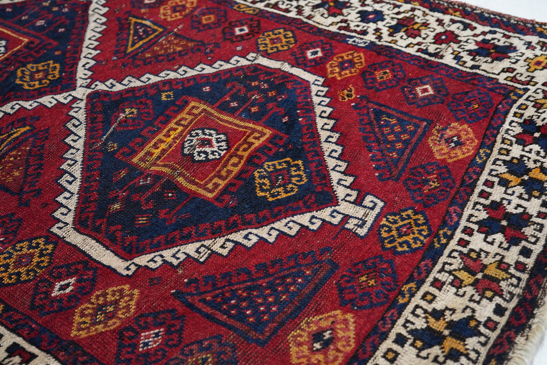 Antique Ghashghai Rug 4'3'' x 9'5''