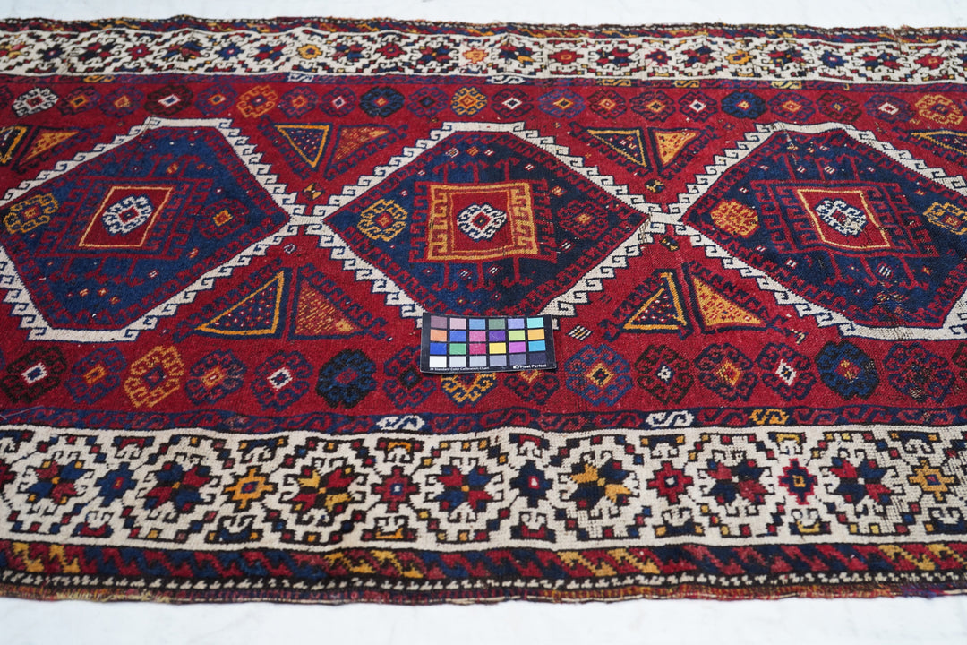 Antique Ghashghai Rug 4'3'' x 9'5''