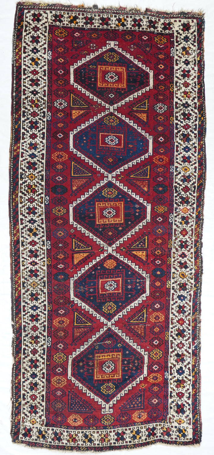 Antique Ghashgaie Rug 4'3'' x 9'5''