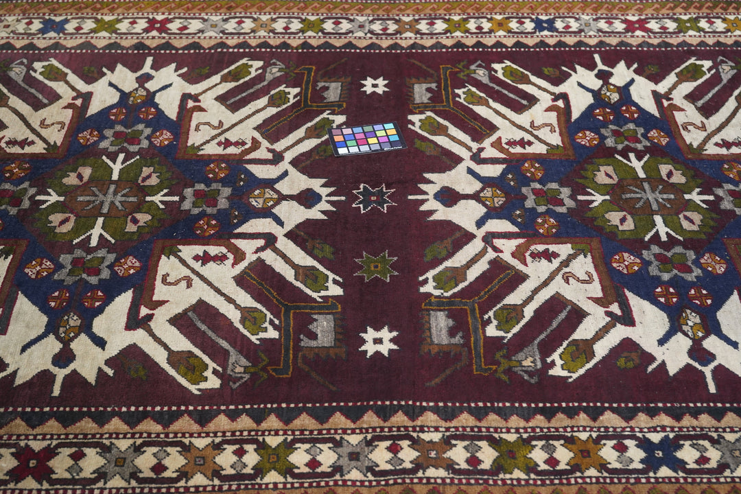 Vintage Kazak Rug 5'4'' x 8'4''