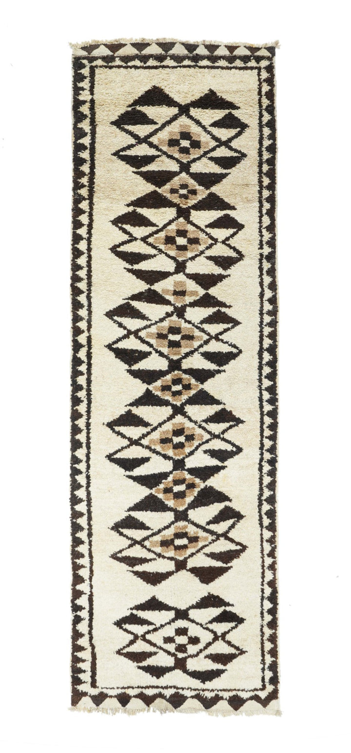 Vintage Moroccan Runner 3'2'' x 11'