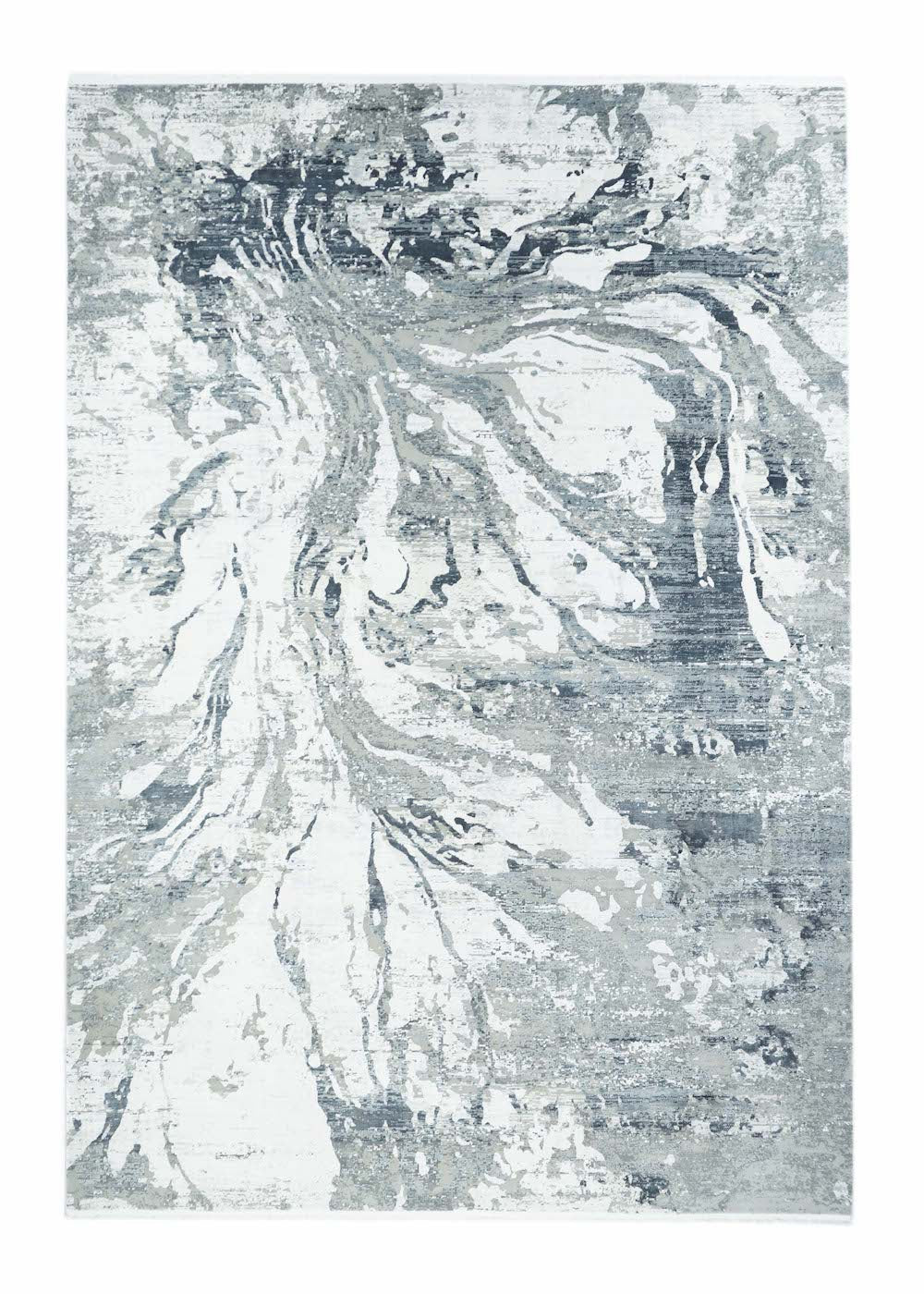 Contemporary Abstract Design Rug 6'6'' x 9'7''