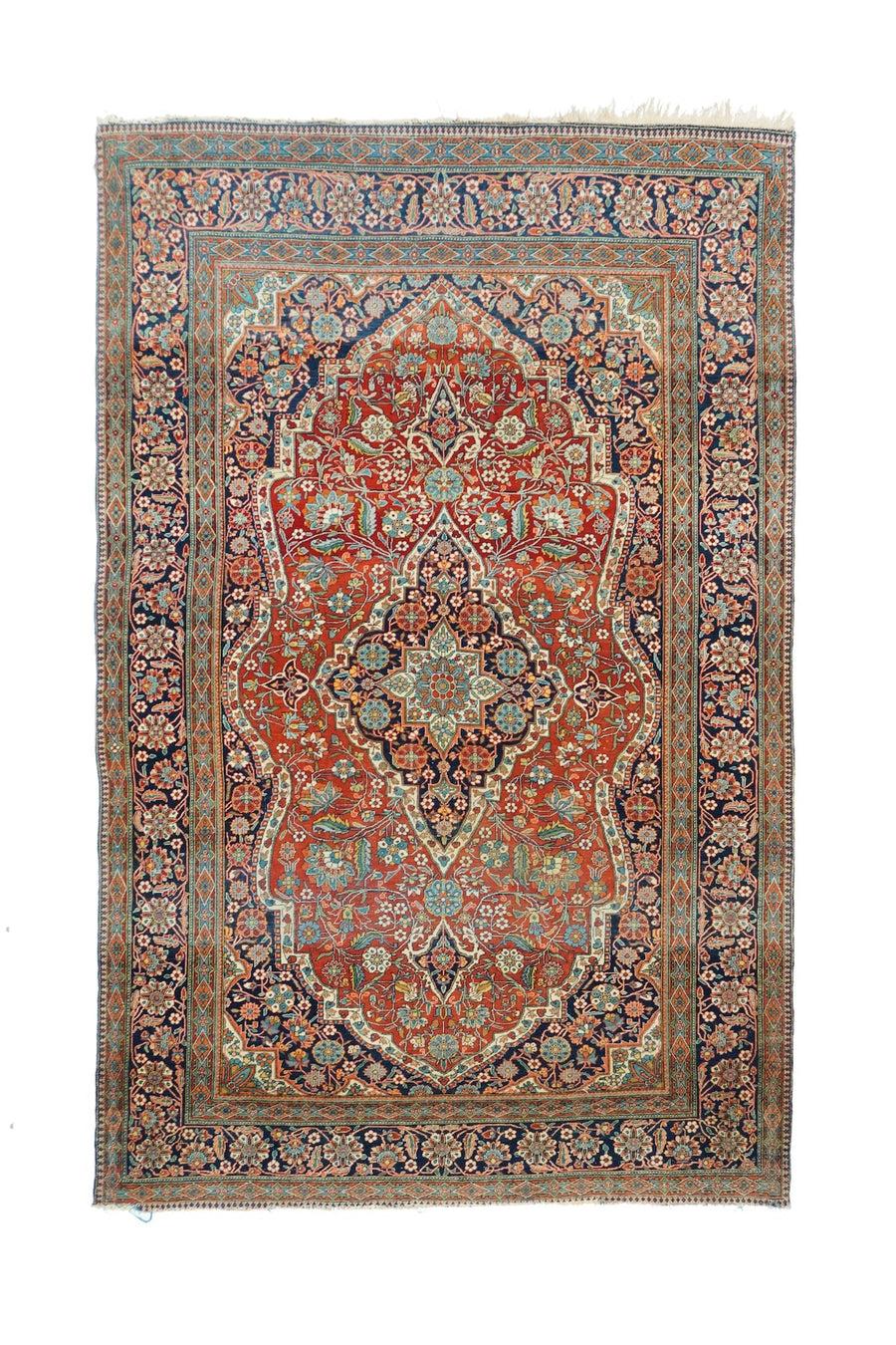 Antique Kashan Rug 4'4'' x 6'7''