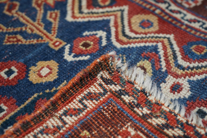 Antique Qashqai Rug 3'8'' x 5'5''