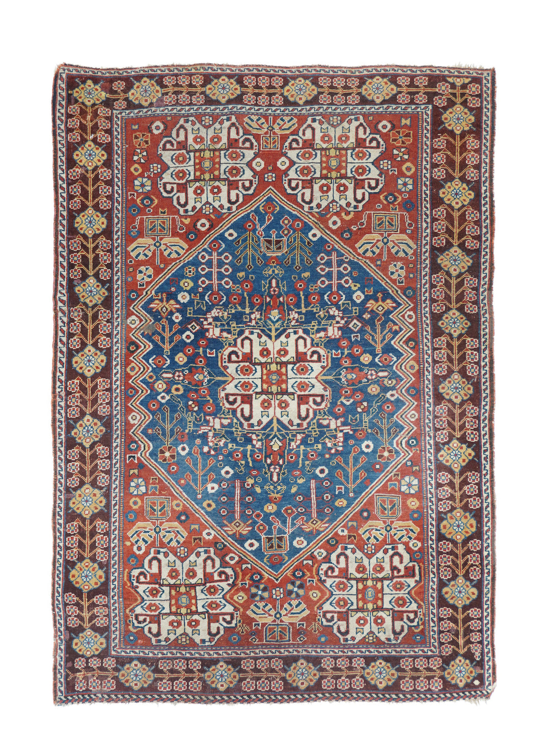 Antique Qashqai Rug 3'8'' x 5'5''