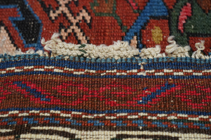 Antique Kuba Rug 4'0'' x 5'6''