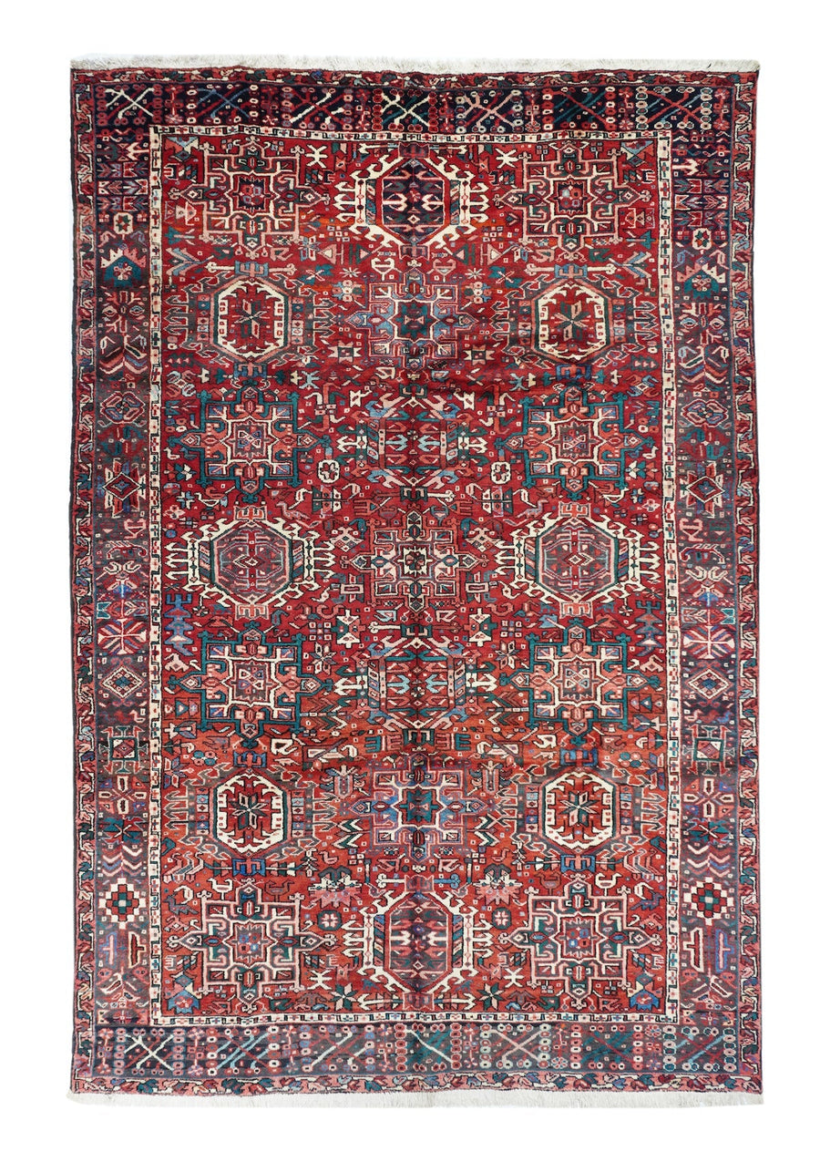 Vintage Karajeh Rug 7'6'' x 11'3''