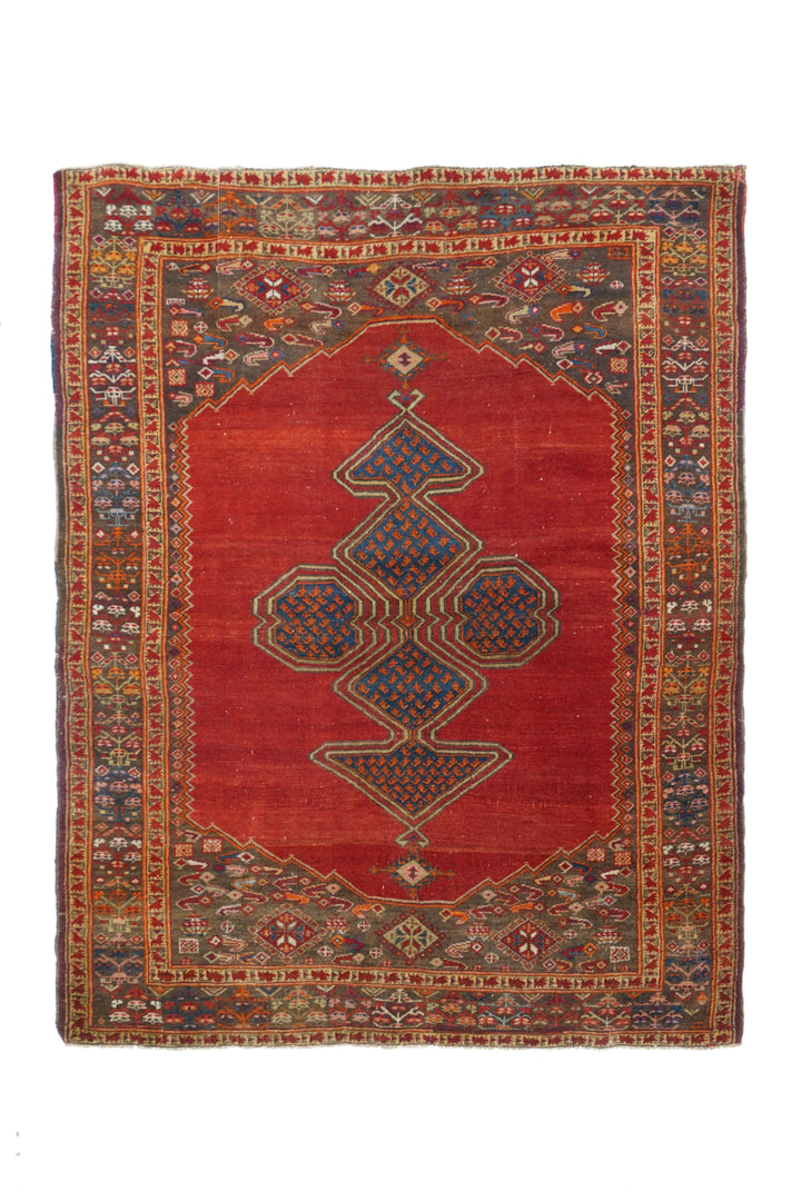 Antique Malayer Rug 4'3'' x 5'8''