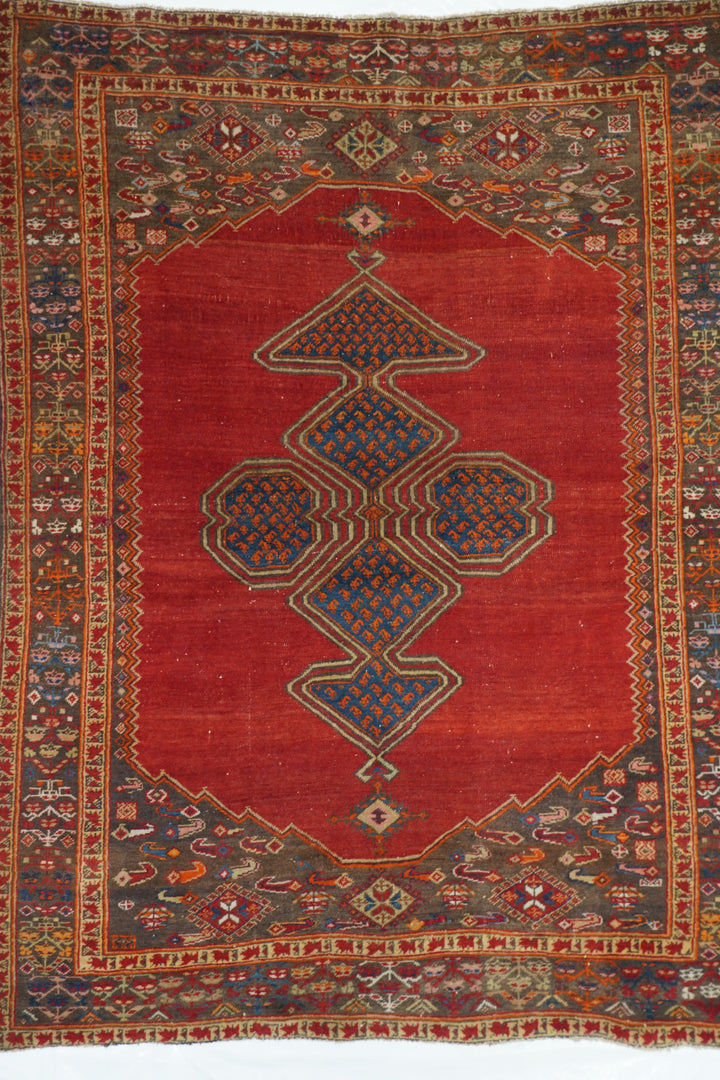 Antique Malayer Rug 4'3'' x 5'8''