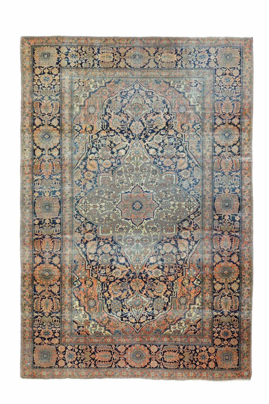 Antique Kashan Rug 4'6'' x 6'8''