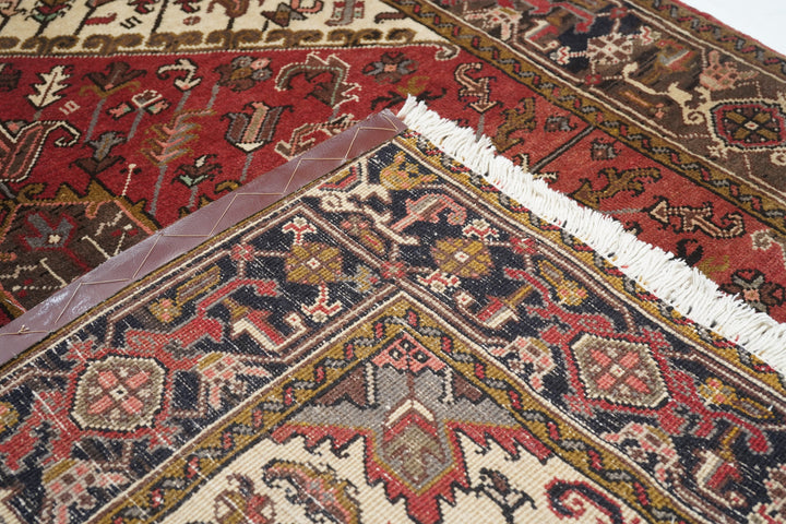 Vintage Heriz Rug 5'2'' x 6'4''