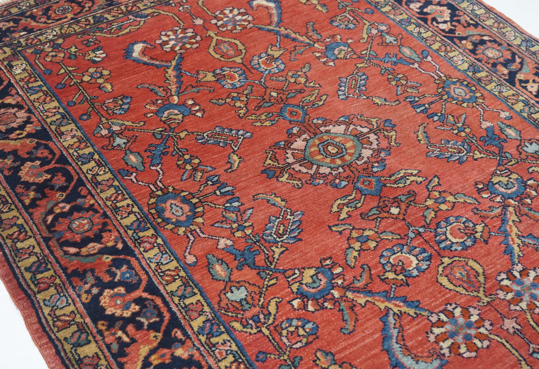 Antique Lillihan Rug 5'2'' x 6'4''