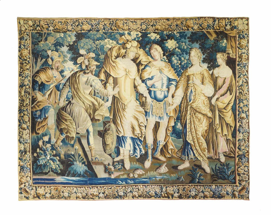 Antique French Tapestry 9'1'' x 12'4''