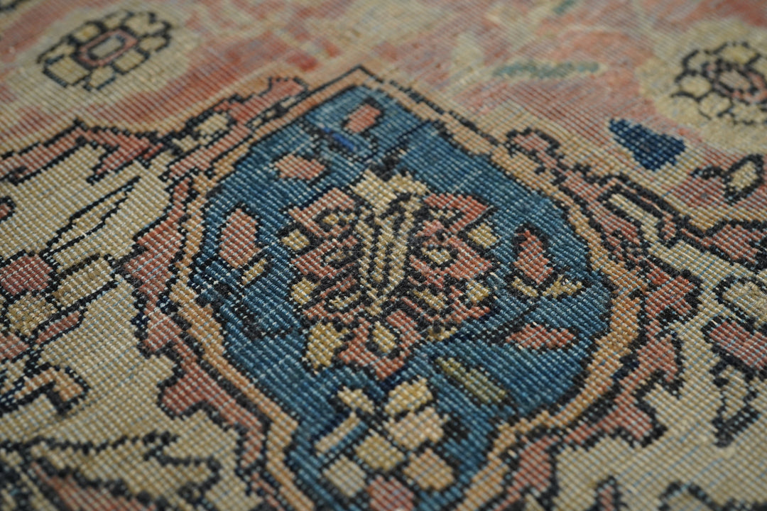 Antique Mohtasham Rug 4'2'' x 6'9''