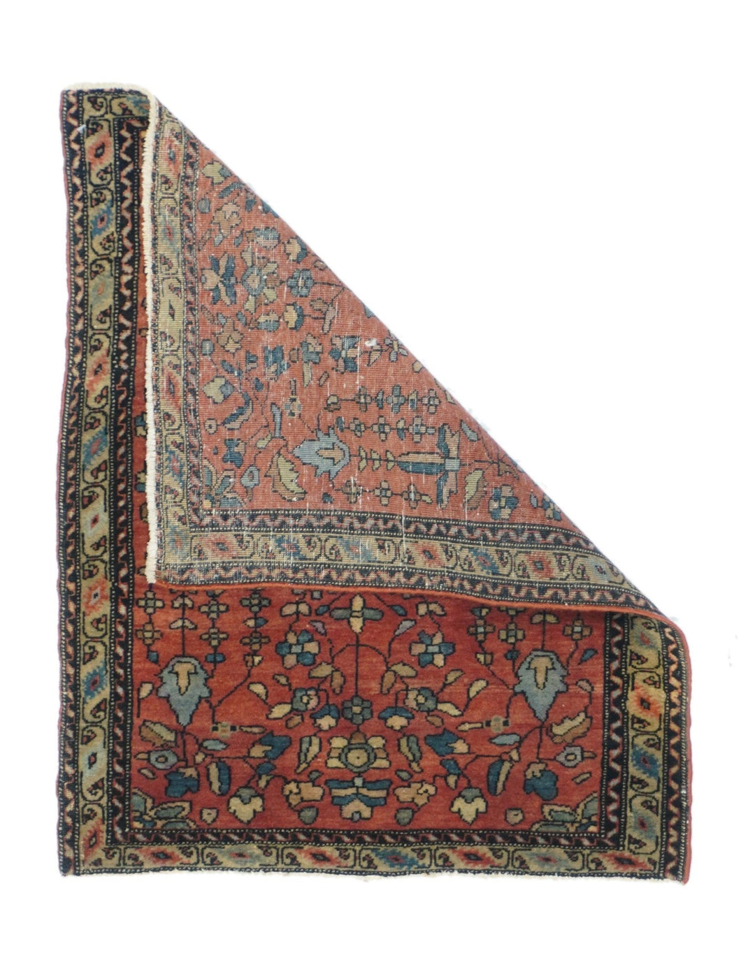 Antique Sarouk Rug 1'8'' x 2'3''