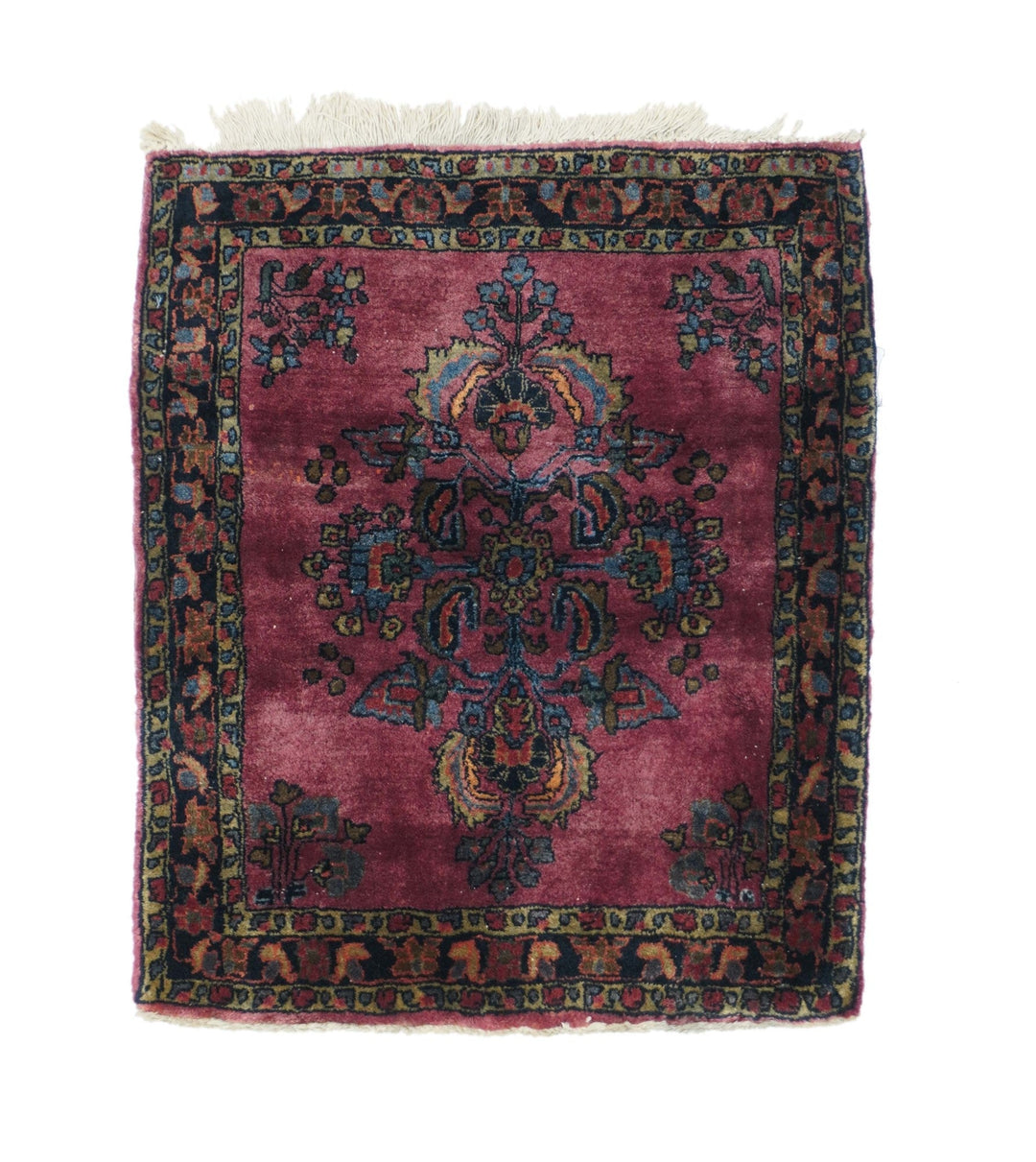 Antique Sarouk Rug 2' x 2'5''