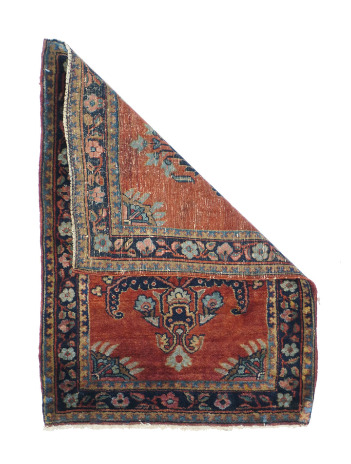 Antique Sarouk Rug 1'9'' x 2'6''