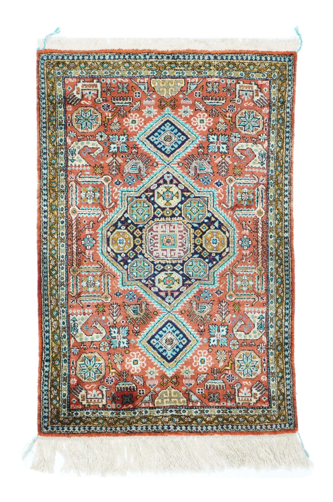 Vintage Qum Rug 1'10'' x 2'10''