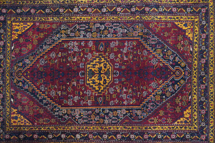 Vintage Afshar Rug 5'3'' x 7'7''