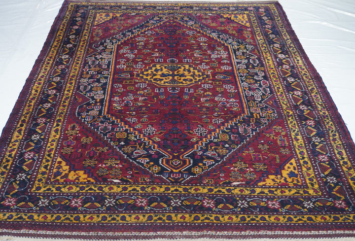 Vintage Afshar Rug 5'3'' x 7'7''