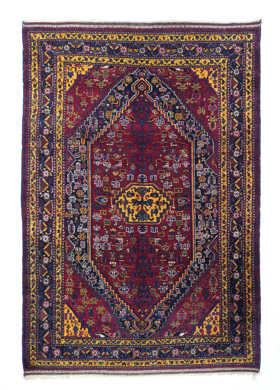 Semi Antique Afshar Rug 5'3'' x 7'7''