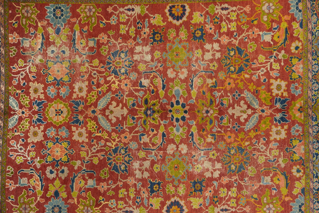 Antique Sultanabad Rug 7'6'' x 9'6''