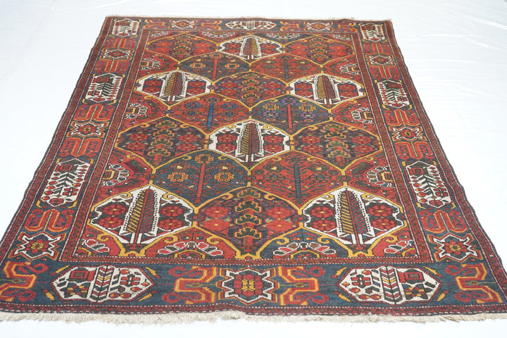 Vintage Bakhtiari Rug 4'8'' x 6'8''