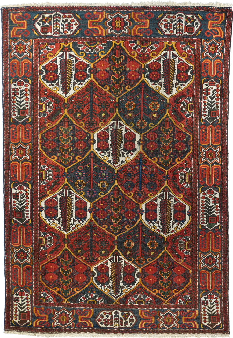 Vintage Bakhtiari Rug 4'8'' x 6'8''