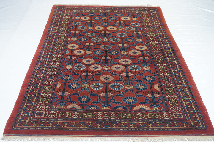 Vintage Khotan Samarghand Rug 4'4'' x 7'4''