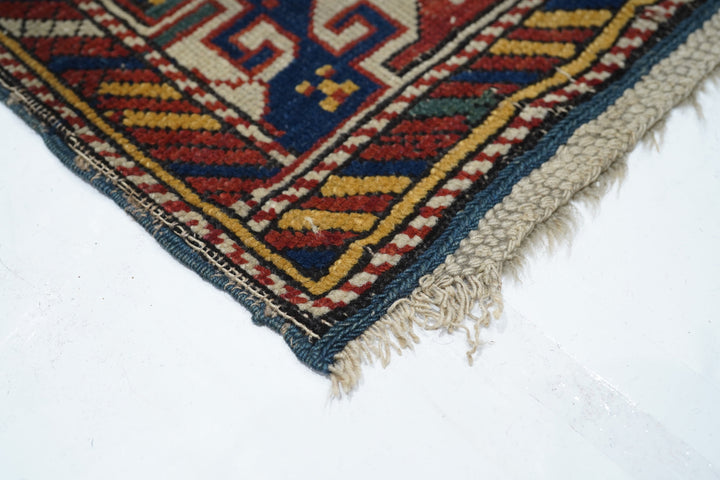 Antique Kuba Rug 3'5'' x 5'9''