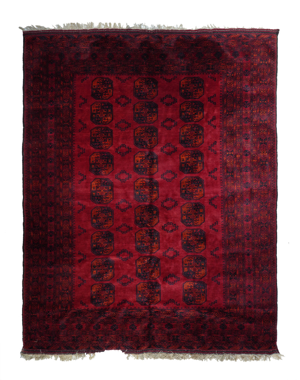 Vintage Turkmen Rug 10'0'' x 13'0''