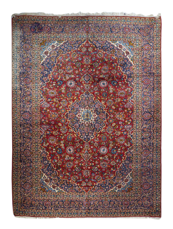 Vintage Kashan Rug 9'8'' x 13'5''