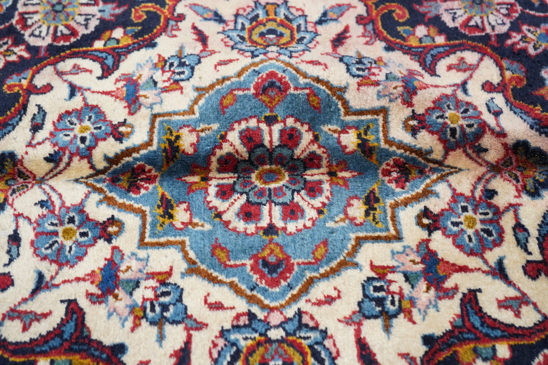 Vintage Persian Kashan Rug 10'8'' x 14'3''